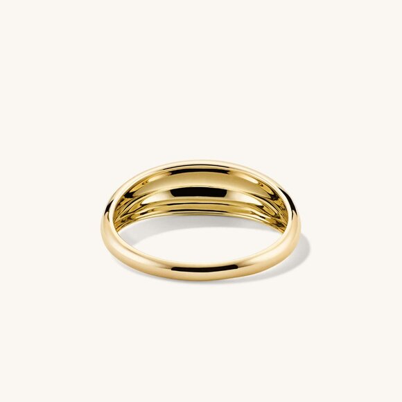 SOLD MEJURI Thin Dôme Ring 14k Solid Yellow Gold ***Best Seller! - Picture 5 of 11